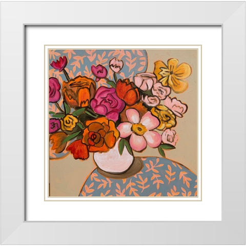 Retro Betty White Modern Wood Framed Art Print with Double Matting by Rupp, Mariah