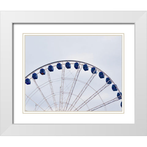 Day Ride II White Modern Wood Framed Art Print with Double Matting by Singleton, Ashley