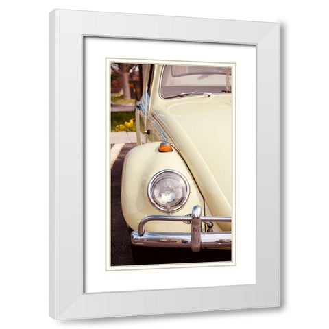 Retro Ride White Modern Wood Framed Art Print with Double Matting by Singleton, Ashley