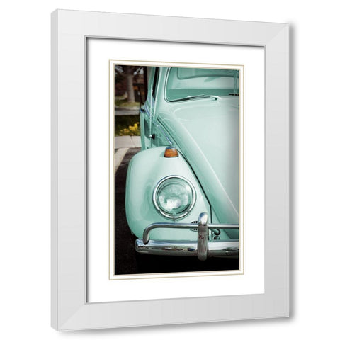 Retro Ride III White Modern Wood Framed Art Print with Double Matting by Singleton, Ashley