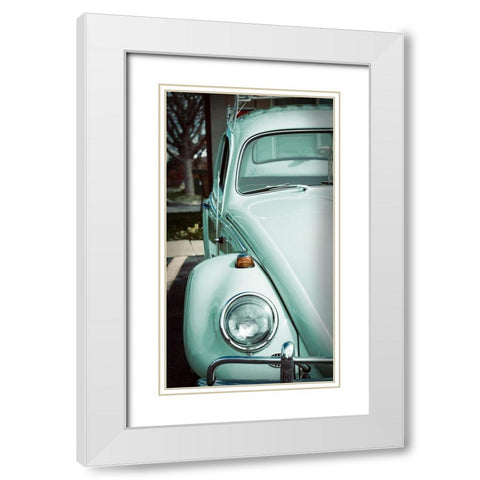 Retro Ride IV White Modern Wood Framed Art Print with Double Matting by Singleton, Ashley