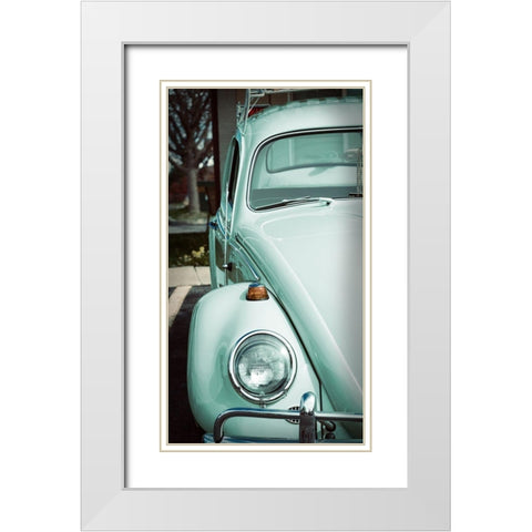 Retro Ride IV White Modern Wood Framed Art Print with Double Matting by Singleton, Ashley