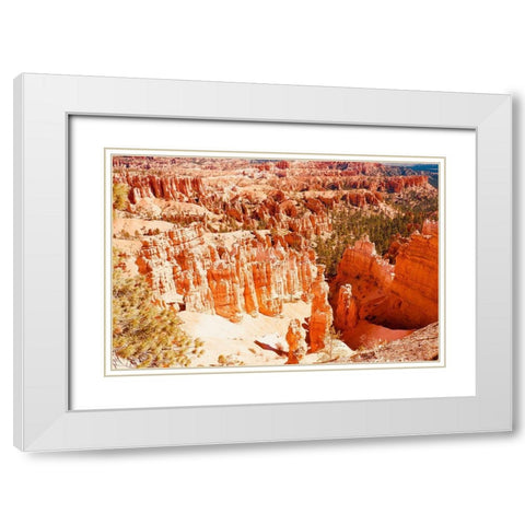 Rooftop Tent White Modern Wood Framed Art Print with Double Matting by Singleton, Ashley