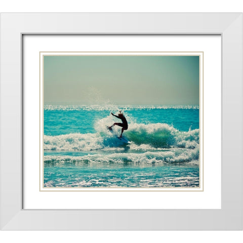 Hang One White Modern Wood Framed Art Print with Double Matting by Singleton, Ashley