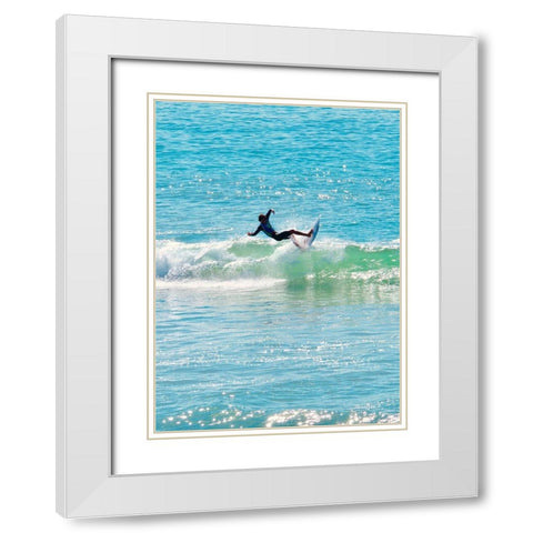 Hang Eight White Modern Wood Framed Art Print with Double Matting by Singleton, Ashley