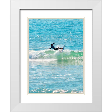 Hang Eight White Modern Wood Framed Art Print with Double Matting by Singleton, Ashley