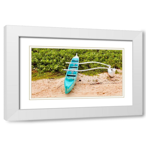Ship Wreck White Modern Wood Framed Art Print with Double Matting by Singleton, Ashley