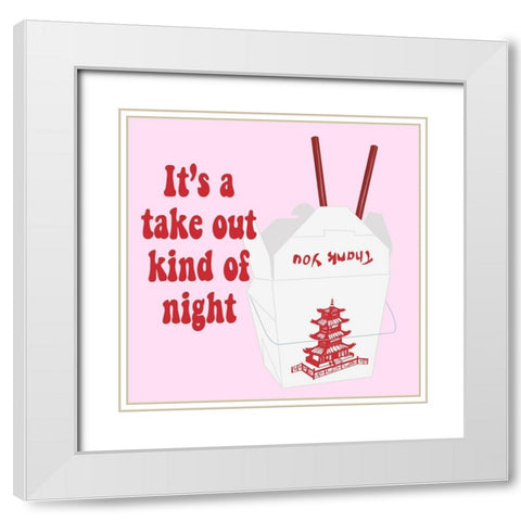 Take Two White Modern Wood Framed Art Print with Double Matting by Singleton, Ashley