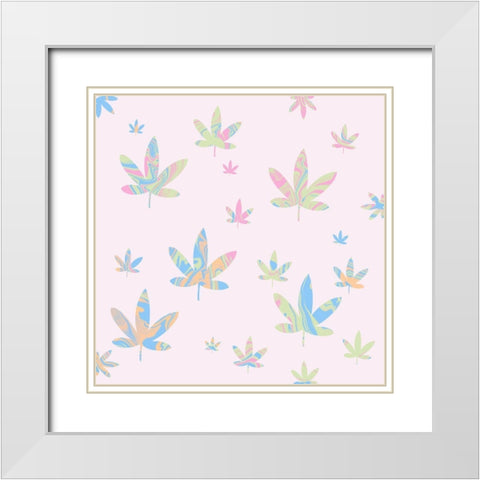 Best Buds White Modern Wood Framed Art Print with Double Matting by Singleton, Ashley