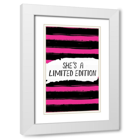 Shes a Limited Edition White Modern Wood Framed Art Print with Double Matting by ND Art and Design