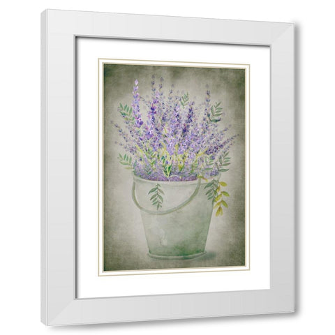 Country Living White Modern Wood Framed Art Print with Double Matting by ND Art