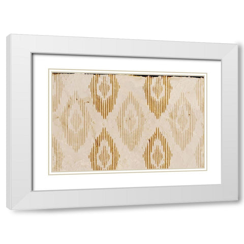 Cultural Caravan White Modern Wood Framed Art Print with Double Matting by ND Art