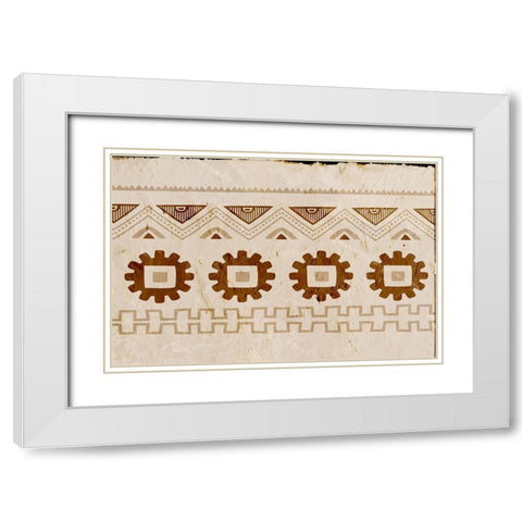 Cultural Caravan III White Modern Wood Framed Art Print with Double Matting by ND Art