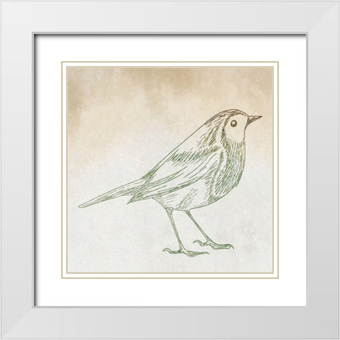 Braids and Bunches III White Modern Wood Framed Art Print with Double Matting by ND Art