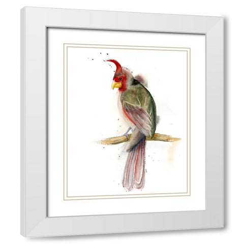 Shwoop White Modern Wood Framed Art Print with Double Matting by Shefranov, Olga