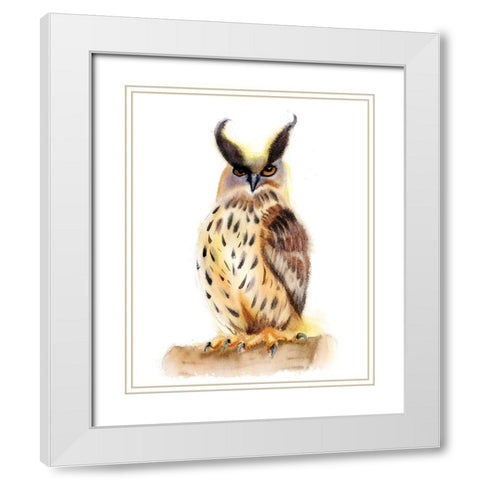 Miranda White Modern Wood Framed Art Print with Double Matting by Shefranov, Olga