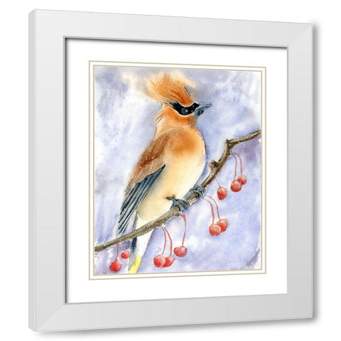 Proud White Modern Wood Framed Art Print with Double Matting by Shefranov, Olga