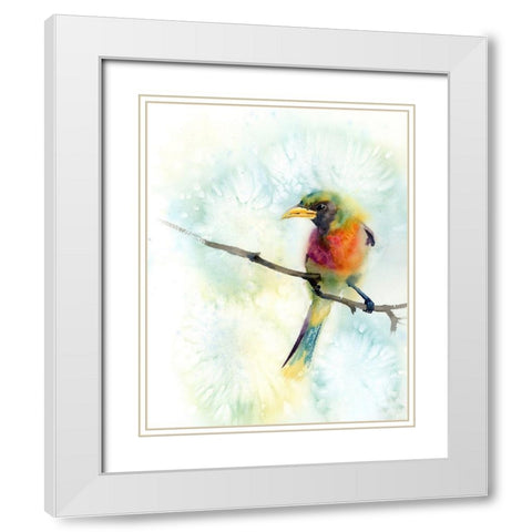 Corey White Modern Wood Framed Art Print with Double Matting by Shefranov, Olga