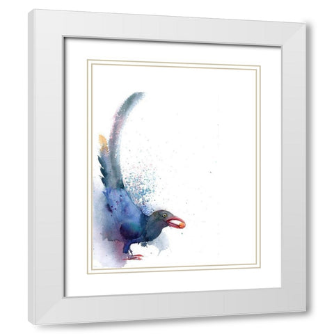 Jax White Modern Wood Framed Art Print with Double Matting by Shefranov, Olga