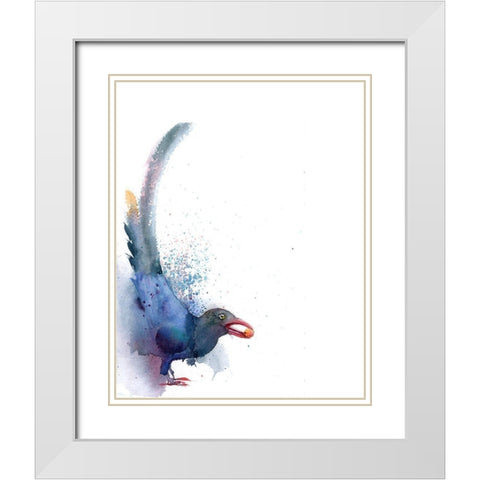 Jax White Modern Wood Framed Art Print with Double Matting by Shefranov, Olga