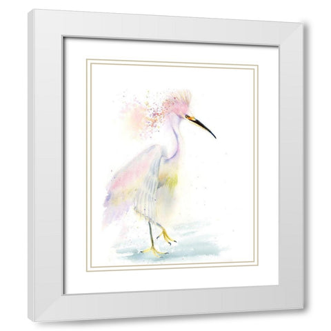 Schwartz White Modern Wood Framed Art Print with Double Matting by Shefranov, Olga