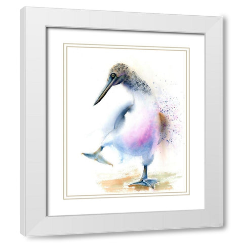 Sandoval White Modern Wood Framed Art Print with Double Matting by Shefranov, Olga