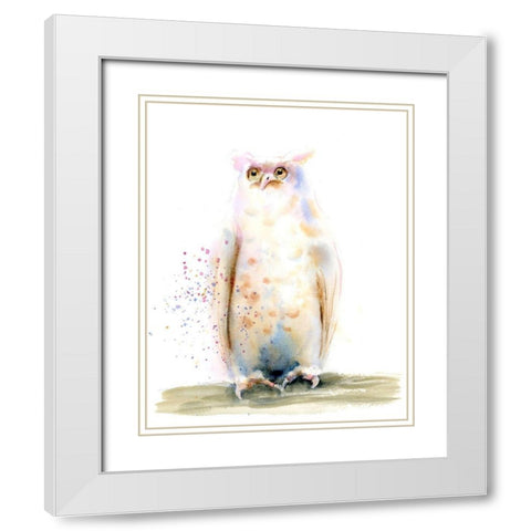 Siggy White Modern Wood Framed Art Print with Double Matting by Shefranov, Olga