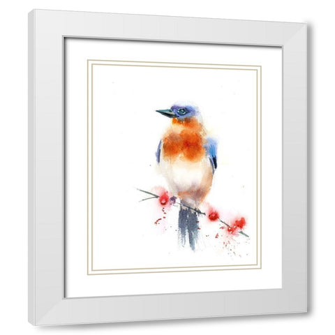 Solidarity I White Modern Wood Framed Art Print with Double Matting by Shefranov, Olga