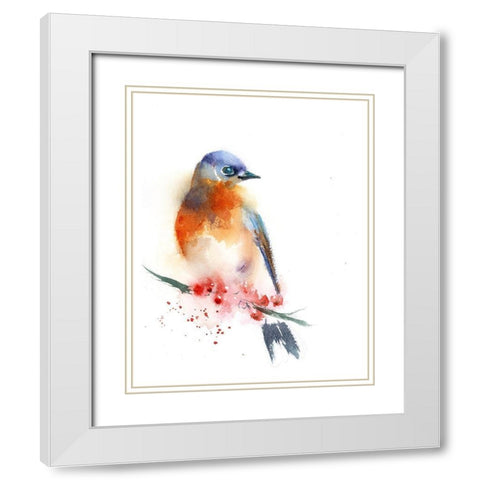 Solidarity II White Modern Wood Framed Art Print with Double Matting by Shefranov, Olga