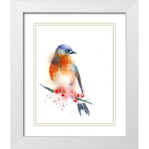 Solidarity II White Modern Wood Framed Art Print with Double Matting by Shefranov, Olga