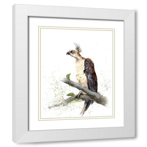 Not Today White Modern Wood Framed Art Print with Double Matting by Shefranov, Olga