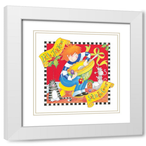 Jack Horner White Modern Wood Framed Art Print with Double Matting by P.S. Art Studios