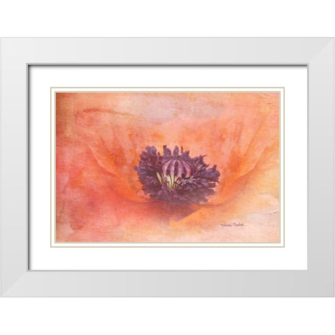 Lucky to be Me White Modern Wood Framed Art Print with Double Matting by Murdock, Ramona