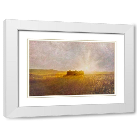 Open Spaces White Modern Wood Framed Art Print with Double Matting by Murdock, Ramona