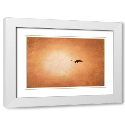 Early Morning Flight White Modern Wood Framed Art Print with Double Matting by Murdock, Ramona