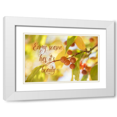 Every Season White Modern Wood Framed Art Print with Double Matting by Murdock, Ramona