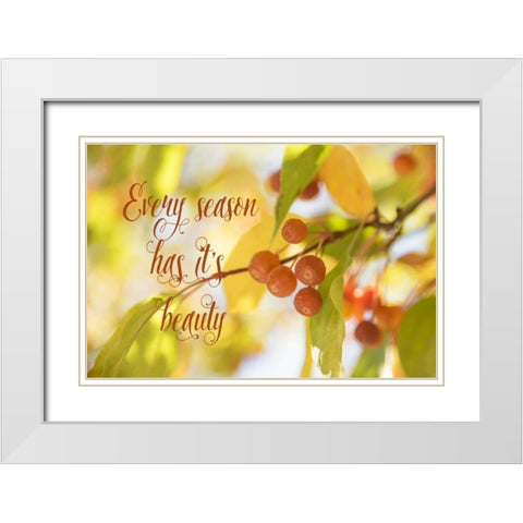 Every Season White Modern Wood Framed Art Print with Double Matting by Murdock, Ramona