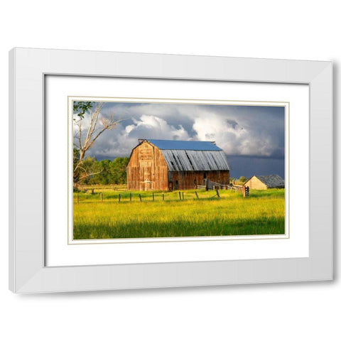 After the Storm I White Modern Wood Framed Art Print with Double Matting by Murdock, Ramona