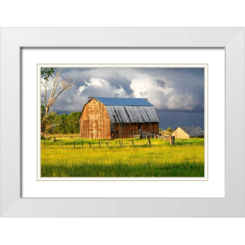 After the Storm I White Modern Wood Framed Art Print with Double Matting by Murdock, Ramona