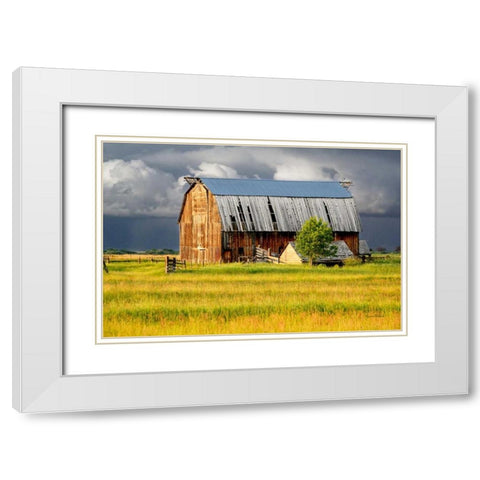 After the Storm II White Modern Wood Framed Art Print with Double Matting by Murdock, Ramona