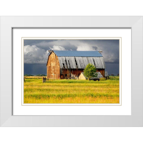 After the Storm II White Modern Wood Framed Art Print with Double Matting by Murdock, Ramona