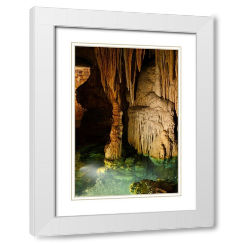 Lurery Cavern White Modern Wood Framed Art Print with Double Matting by Murdock, Ramona