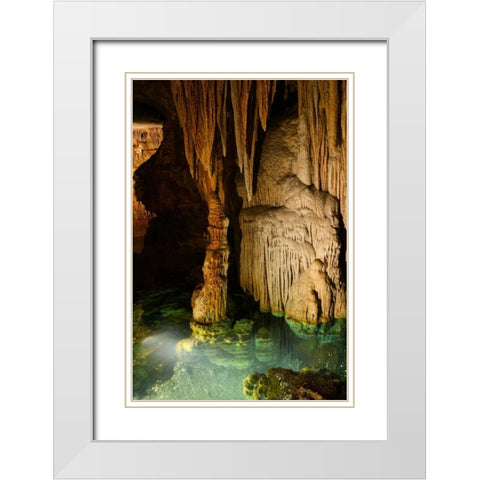 Lurery Cavern White Modern Wood Framed Art Print with Double Matting by Murdock, Ramona