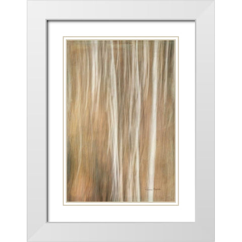 Ethereal Thicket White Modern Wood Framed Art Print with Double Matting by Murdock, Ramona