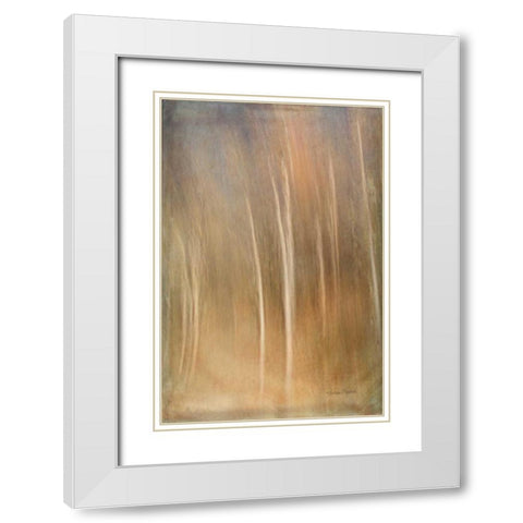 Ethereal Forest White Modern Wood Framed Art Print with Double Matting by Murdock, Ramona