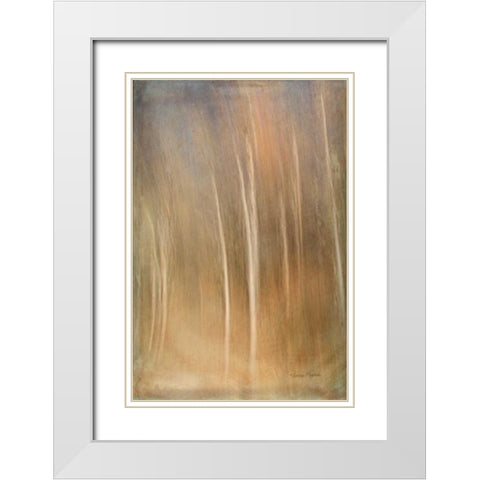 Ethereal Forest White Modern Wood Framed Art Print with Double Matting by Murdock, Ramona