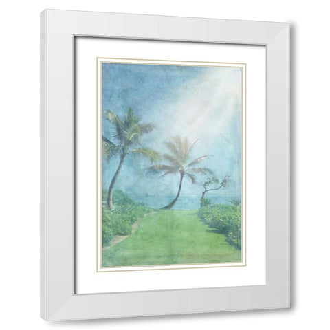 Paradise Found II White Modern Wood Framed Art Print with Double Matting by Murdock, Ramona