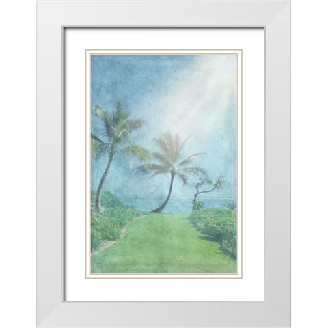 Paradise Found II White Modern Wood Framed Art Print with Double Matting by Murdock, Ramona