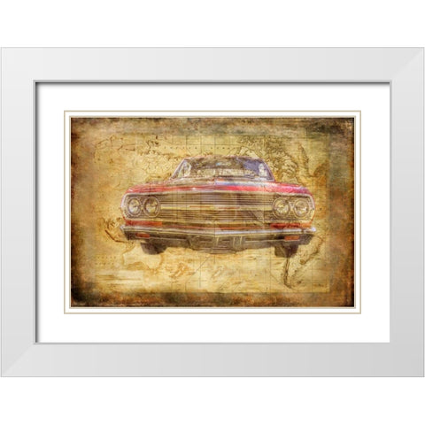 World Class Chevy White Modern Wood Framed Art Print with Double Matting by Murdock, Ramona
