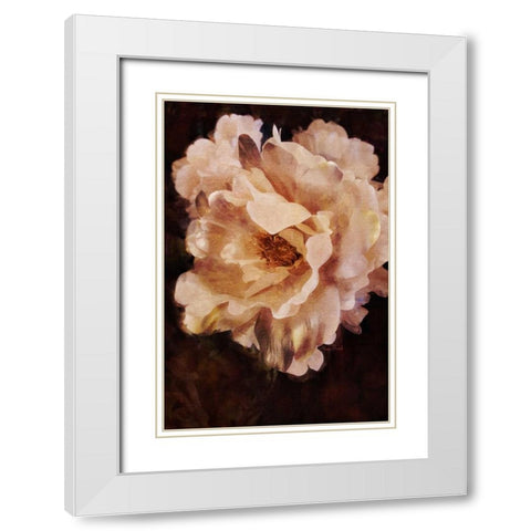 White Beauty White Modern Wood Framed Art Print with Double Matting by Murdock, Ramona